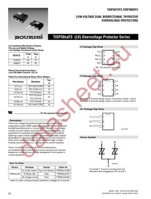 TISP3072F3P datasheet  